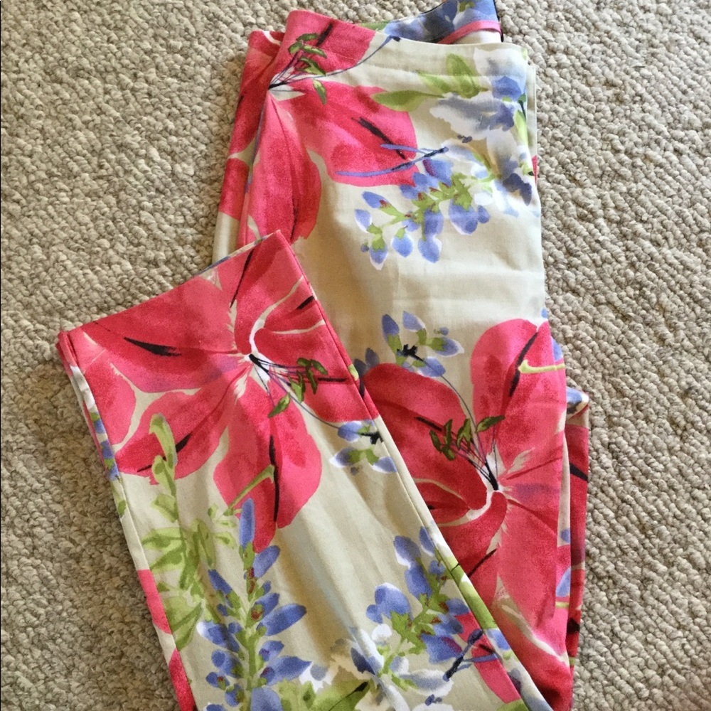 Willi Smith SZ 12 stretch crop/capri pants - Picture 2 of 5